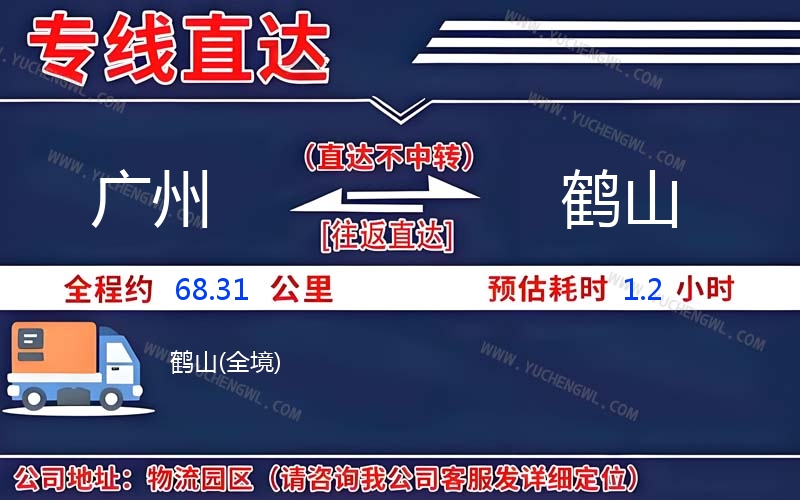 廣州到鶴山物流公司