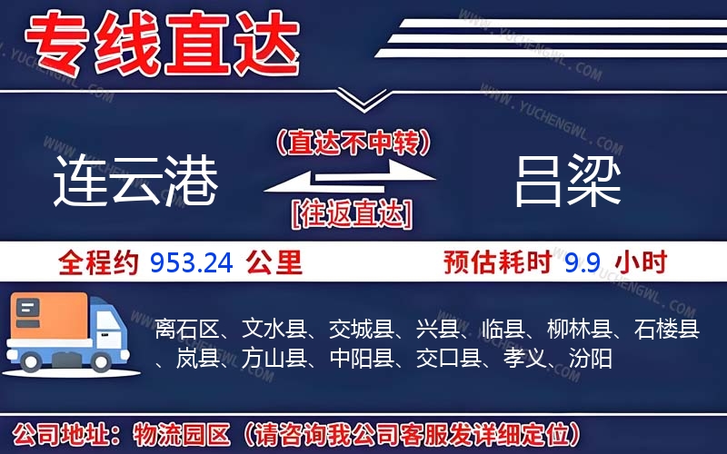 連云港到呂梁物流公司