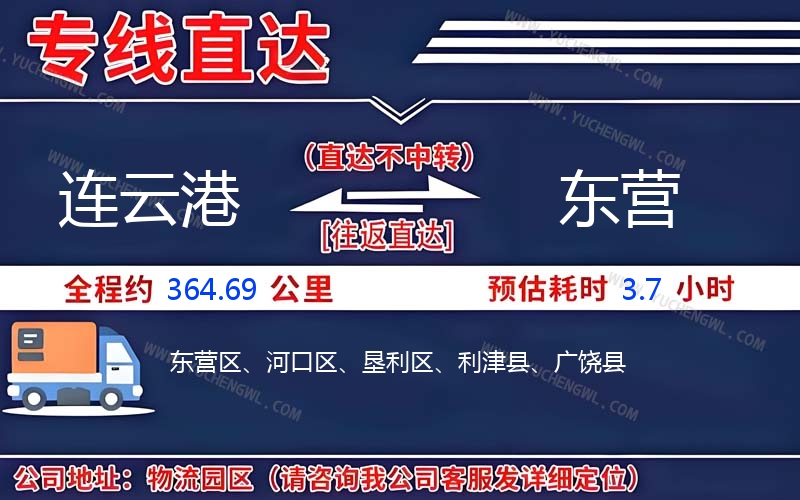 連云港到東營(yíng)物流公司